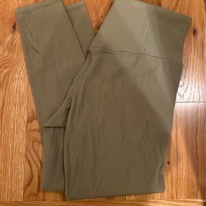 Athleta 7/8 Elation Rib Tight in Sage
